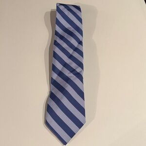 Peter Millar Blue and Gray Striped Tie